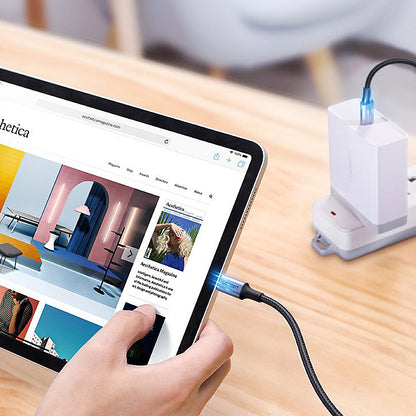 Kabl za prenos podataka i punjenje USB-C - USB-C UGREEN US316, 100W, 2m, Sivi