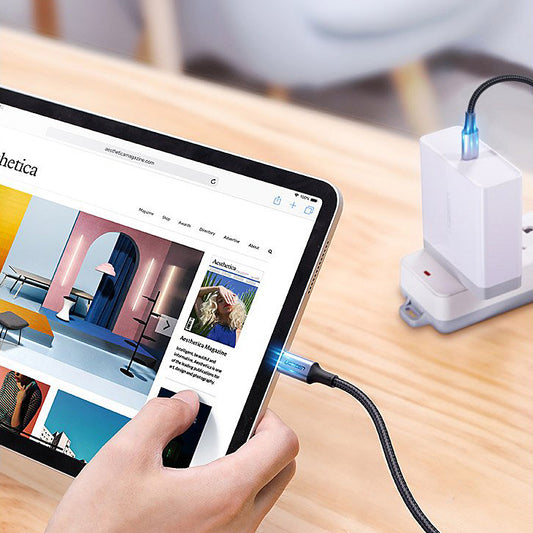 Kabl za prenos podataka i punjenje USB-C - USB-C UGREEN US316, 100W, 2m, Sivi