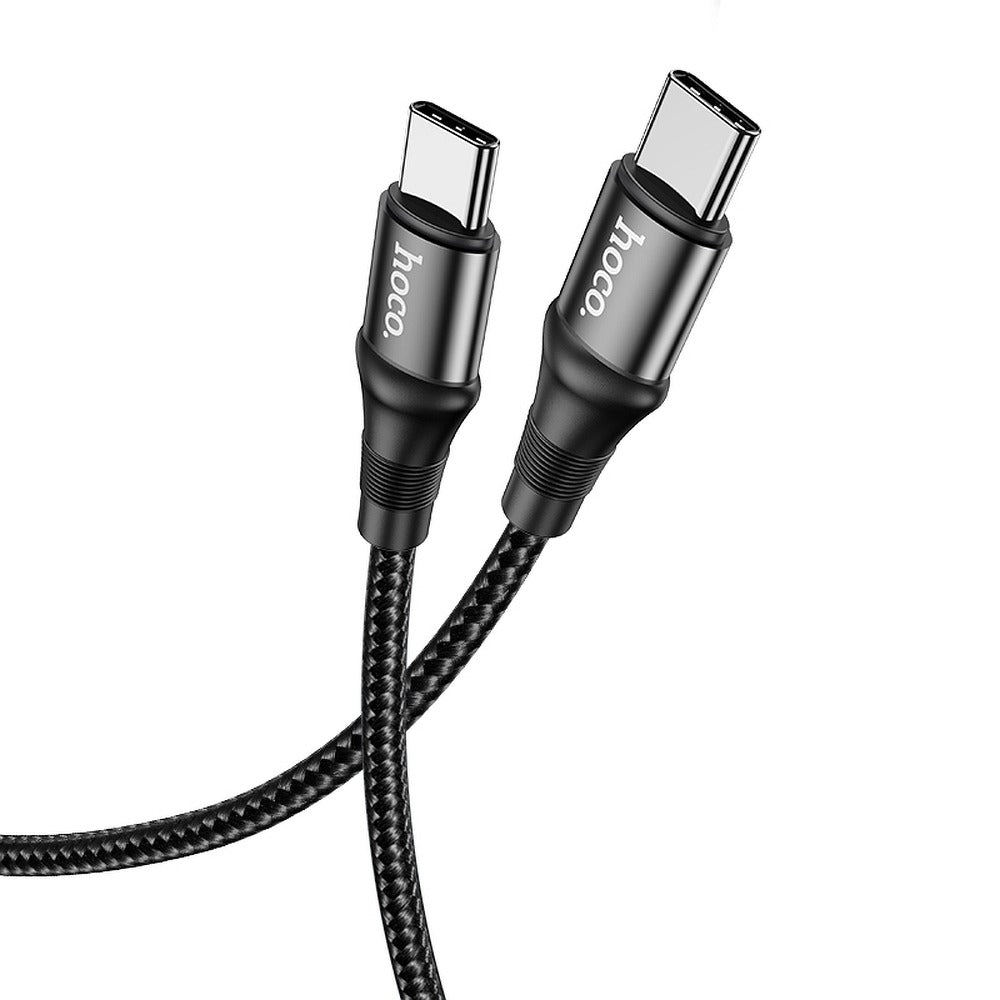 Kabl za Prenos Podataka i Punjenje USB-C - USB-C HOCO X50, 100W, 1m, Crni