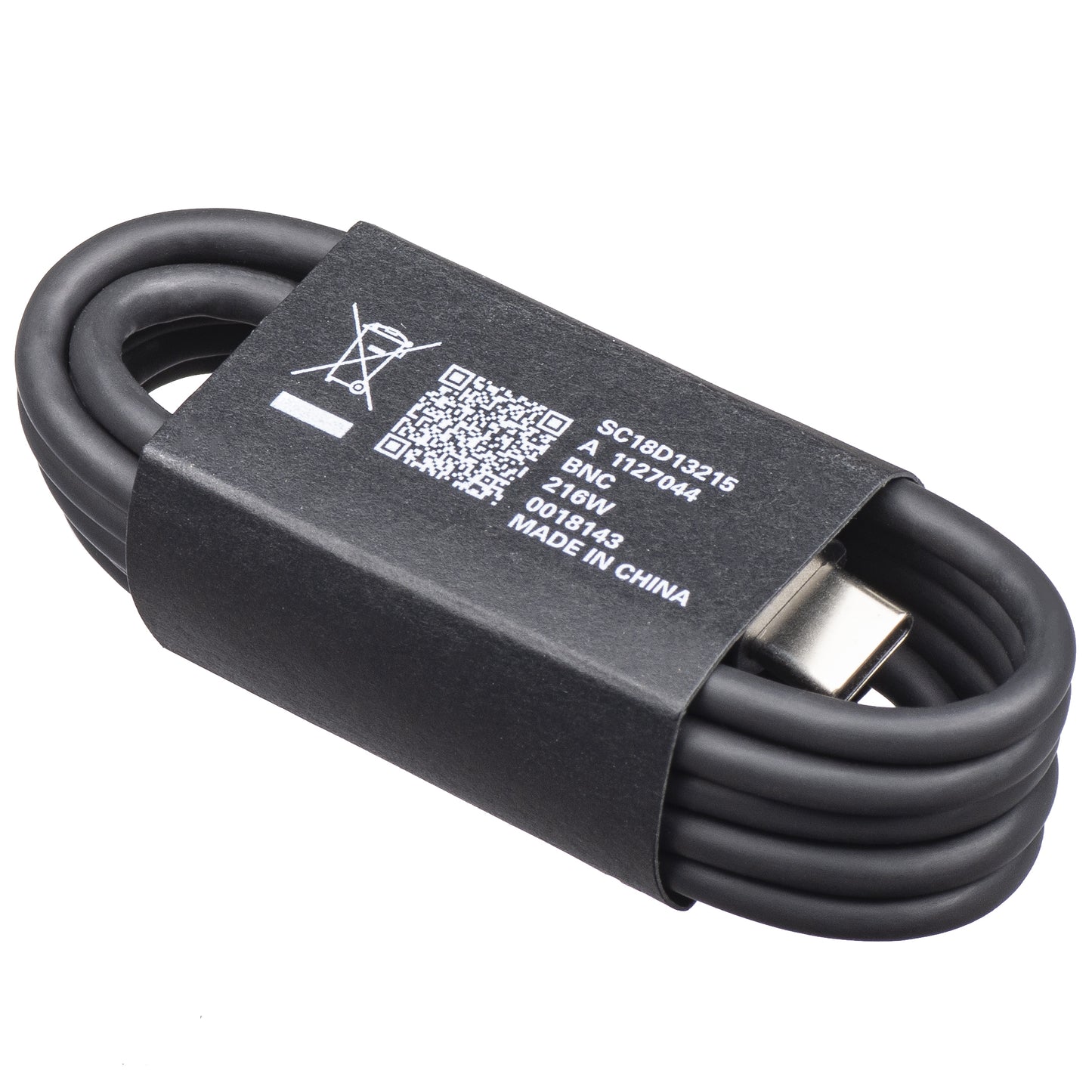 Kabl za prenos podataka i punjenje USB-C - USB-C Motorola, 1m, Crni SC18D13215