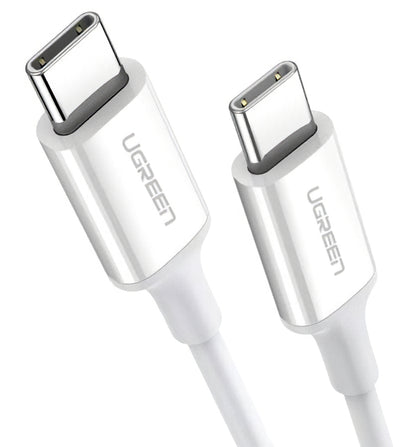 Kabl za Prenos Podataka i Punjenje USB-C - USB-C UGREEN US264, 60W, 2m, Beli