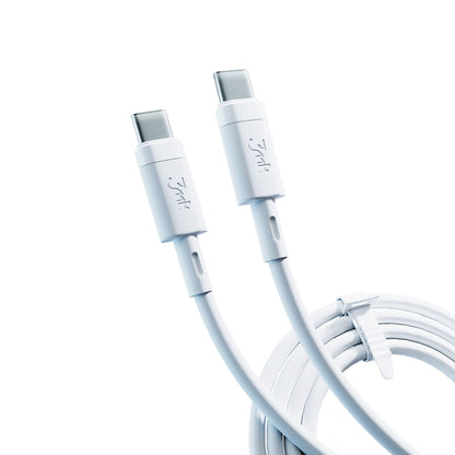 USB-C kabl za prenos podataka i punjenje - USB-C 3MK Hyper Silicone, 60W, 1m, Bela