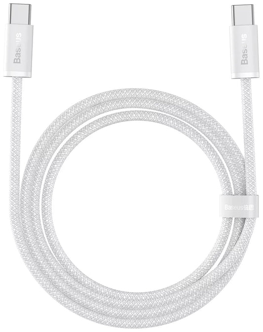 USB-C Data and Charging Cable - USB-C Baseus Dynamic Series, 100W, 1m, White CALD000202 