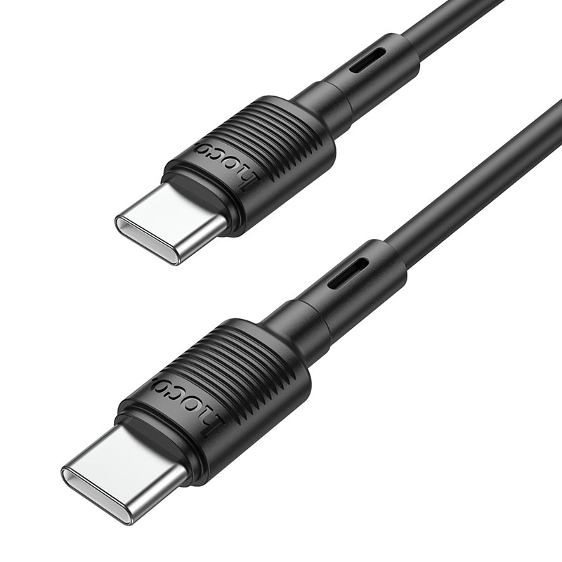 Kabl za Prenos Podataka i Punjenje USB-C - USB-C HOCO X83 Victory, 60W, 1m, Crni