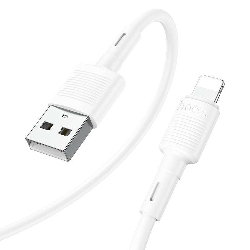 Kabl za Prenos Podataka i Punjenje USB-A - Lightning HOCO X83 Victory, 18W, 1m, Bel