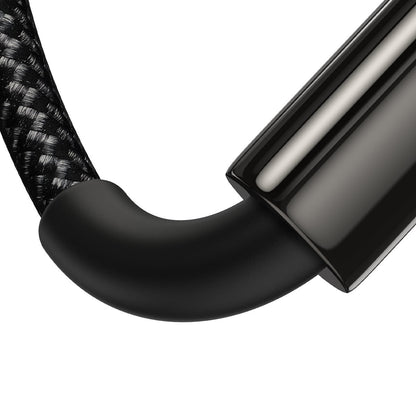 Kabl za Prenos Podataka i Punjenje USB-A - USB-C Baseus Tungsten Gold, 100W, 2m, Crni CAWJ000101