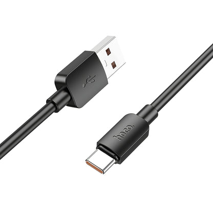 Kabel za Prijenos Podataka i Punjenje USB-A - USB-C HOCO X96, 100W, 1m, Crni