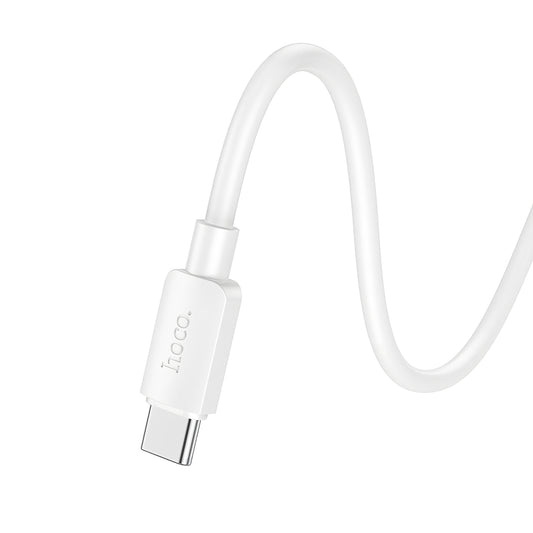 Kabl za prenos podataka i punjenje USB-A - USB-C HOCO X96, 27W, 1m, Bel