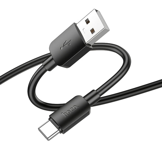 Kabl za prenos podataka i punjenje USB-A - USB-C HOCO X96, 27W, 1m, Crni
