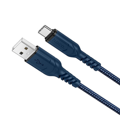 Kabl za podatke i punjenje USB-A - USB-C HOCO X59 Victory, 18W, 1m, Plavi