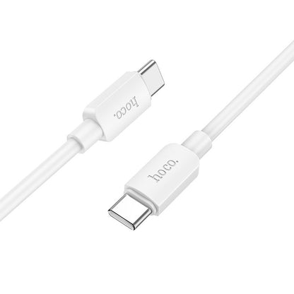 Kabl za Prenos Podataka i Punjenje USB-C - USB-C HOCO X96, 60W, 1m, Beli