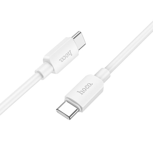 USB-C Data and Charging Cable - USB-C HOCO HOCO X96, 60W, 1m, White 