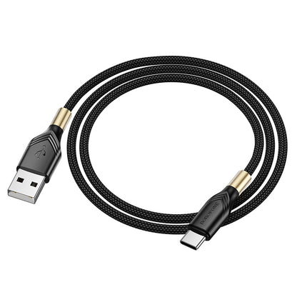 Kabel za Prijenos Podataka i Punjenje USB-A - USB-C Borofone BX92 Advantage, 18W, 1m, Crni