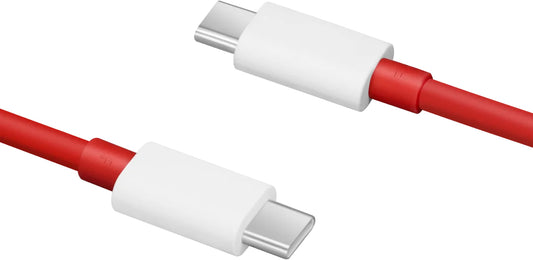 USB-C Data and Charging Cable - USB-C OnePlus DL152, 150W, 1m, Red 5461100529