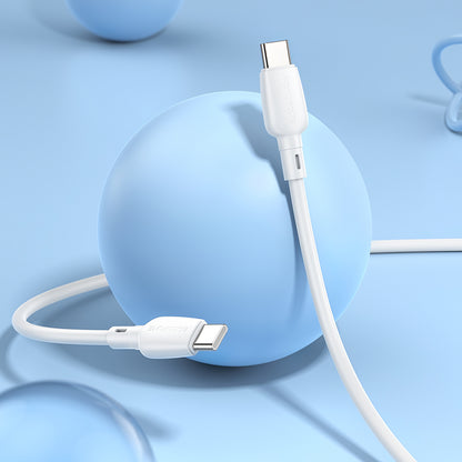 Kabel za Prijenos Podataka i Punjenje USB-C - USB-C Borofone BX93, 60W, 1m, Bijeli