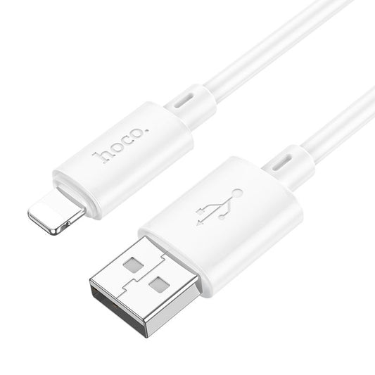 HOCO X88 USB-A - Lightning Data and Charging Cable HOCO X88, 18W, 1m, White 