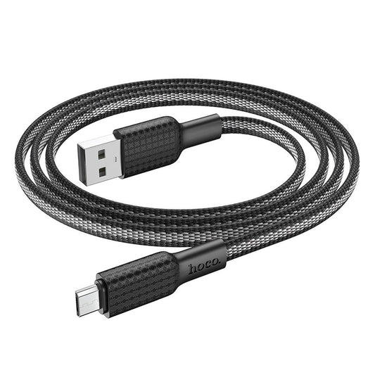 HOCO X69 USB-A - microUSB Data and Charging Cable, 18W, 1m, Black 