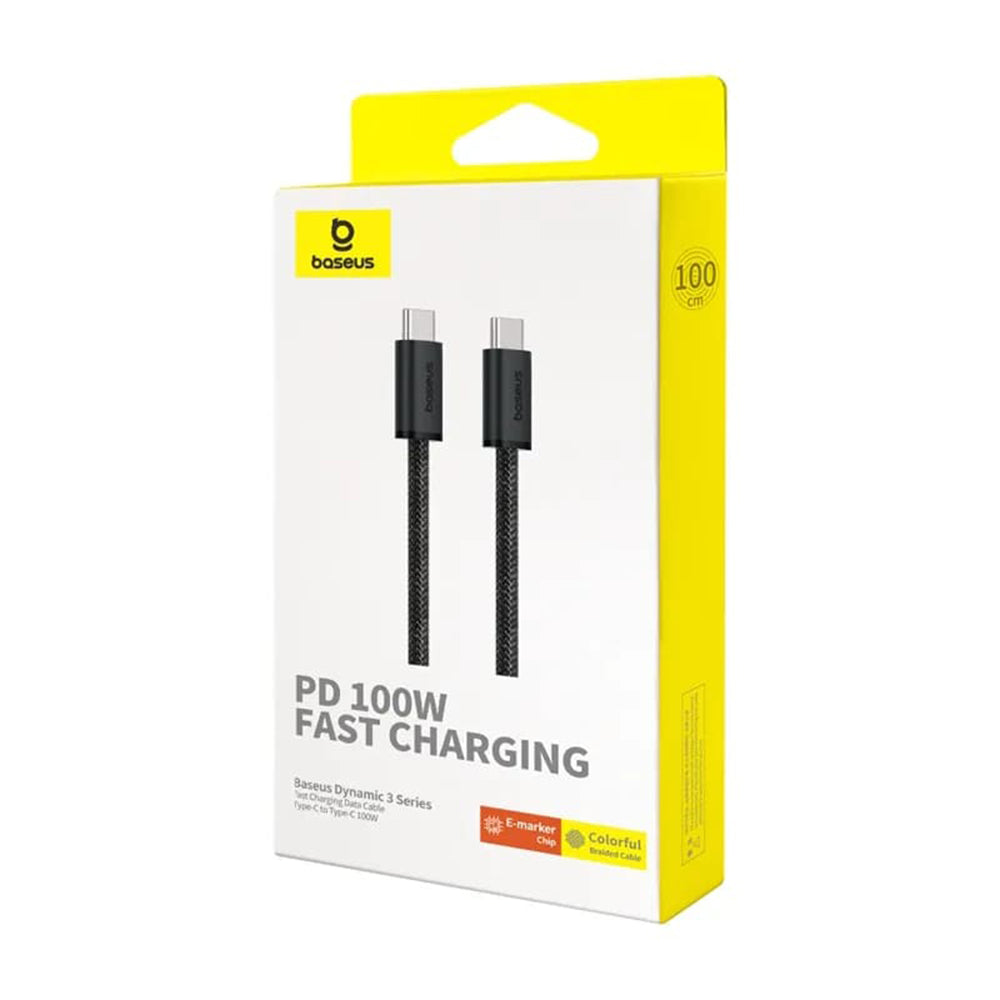 USB-C Data and Charging Cable - USB-C Baseus Dynamic 3 Series, 100W, 2m, Black P10367000111-01 