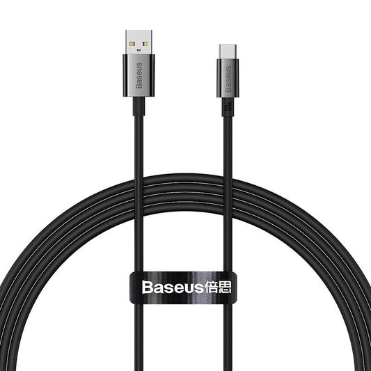 Kabel za Prijenos Podataka i Punjenje USB-A - USB-C Baseus Superior Series, 100W, 1.5m, Crni P10320102114-01