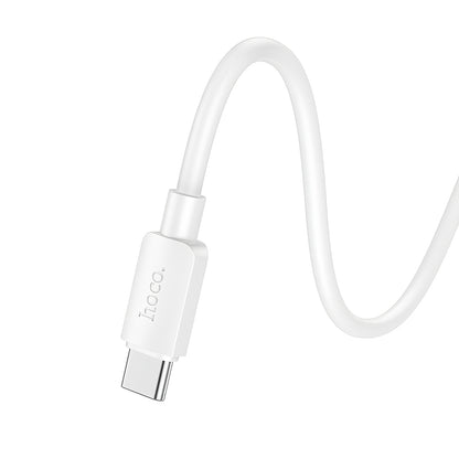 Kabl za Prenos Podataka i Punjenje USB-C - USB-C HOCO X96, 100W, 1m, Bel