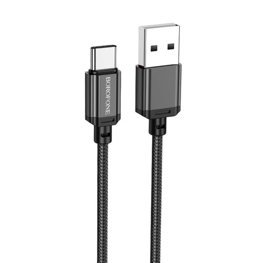 Kabel za Prijenos Podataka i Punjenje USB-A - USB-C Borofone BX87 Sharp, 60W, 1m, Crni