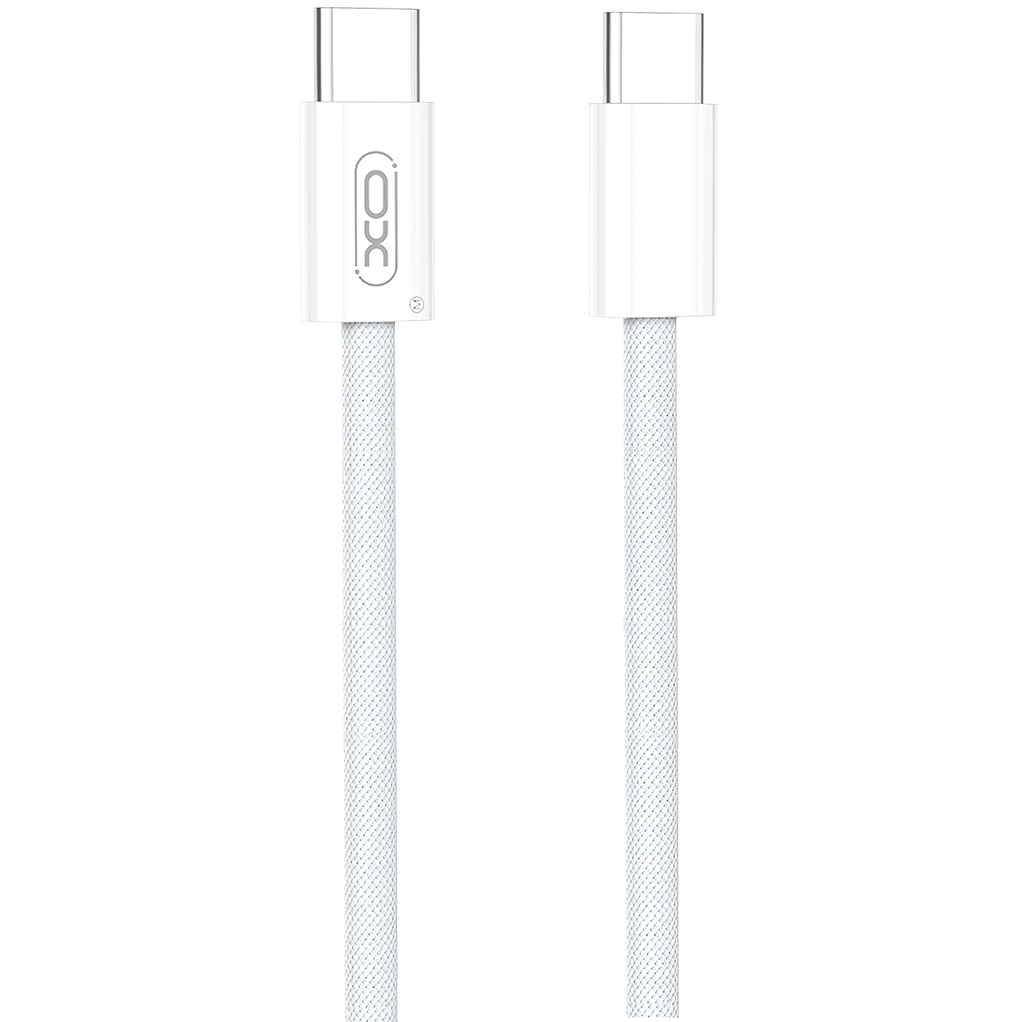 Kabl za prenos podataka i punjenje USB-C - USB-C XO Design NB-Q260A, 60W, 1m, Bela