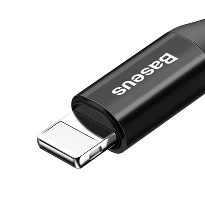 Data and Charging Cable USB-A - Lightning Baseus Fish Eye Spring, 18W, 1m, Black CALSR-01 CALSR-01