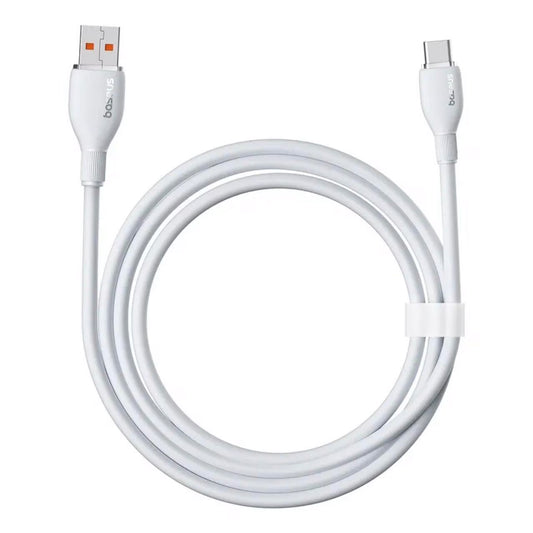 Kabl za Prenos Podataka i Punjenje USB-A - USB-C Baseus Pudding, 100W, 2m, Beli P10355703221-01