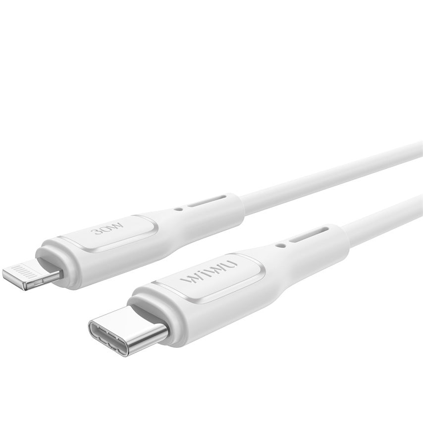 Kabel za Prijenos Podataka i Punjenje USB-C - Lightning WiWu Wi-C043E Starlink, 30W, 1m, Bijeli