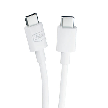 Kabel za Prijenos Podataka i Punjenje USB-C - USB-C 3MK Hyper, 100W, 1.2m, Bijeli