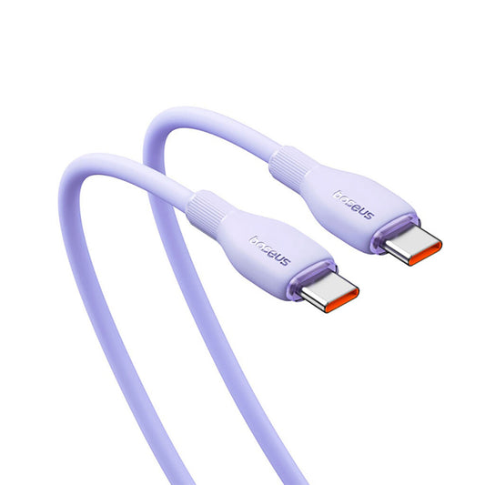 Kabl za Podatke i Punjenje USB-C - USB-C Baseus Pudding, 100W, 1.2m, Ljubičasti P10355702511-00