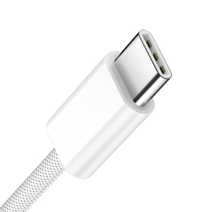 Kabl za prenos podataka i punjenje USB-C - USB-C BWOO BO-X284, 60W, 1m, Bela