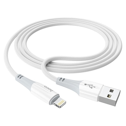 Kabl za podatke i punjenje USB-A - Lightning HOCO X70, 18W, 1m, Bel