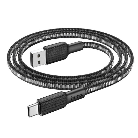 Kabl za Prenos Podataka i Punjenje USB-A - USB-C HOCO X69, 18W, 1m, Crni