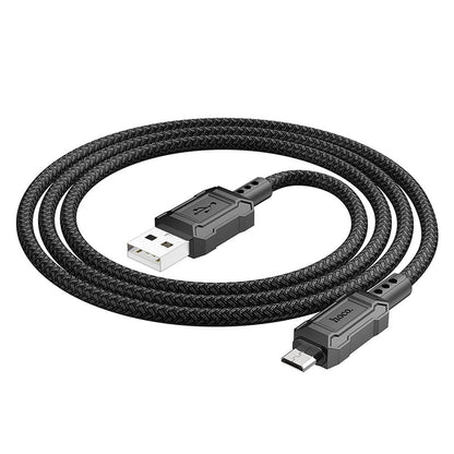 Kabl za podatke i punjenje USB-A - microUSB HOCO Leader X94, 18W, 1m, Crni