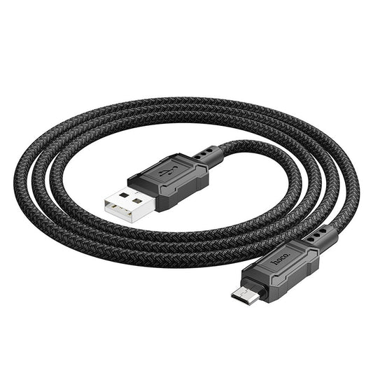 Kabl za podatke i punjenje USB-A - microUSB HOCO Leader X94, 18W, 1m, Crni