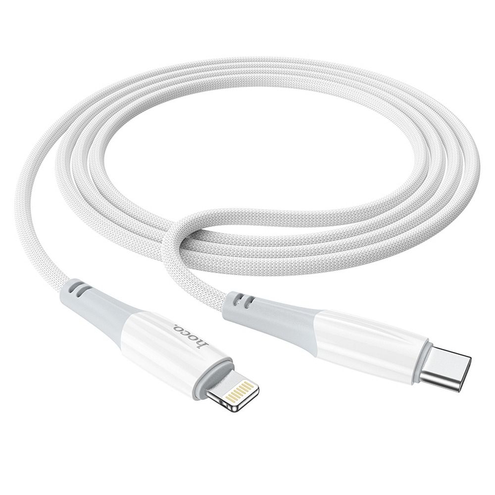 Kabl za podatke i punjenje USB-C - Lightning HOCO X70, 20W, 1m, Bela