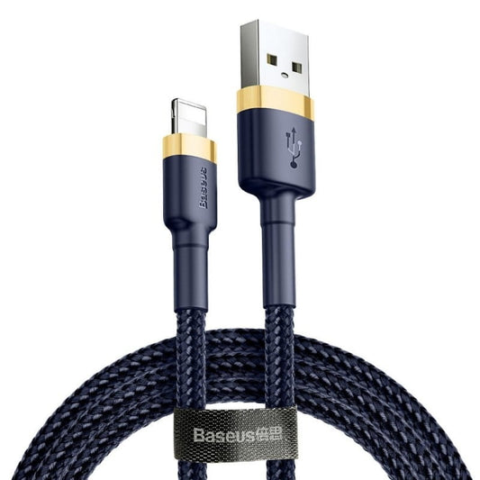 Kabl za podatke i punjenje USB-A - Lightning Baseus Cafule, 18W, 2m, Tamnoplavi CALKLF-CV3