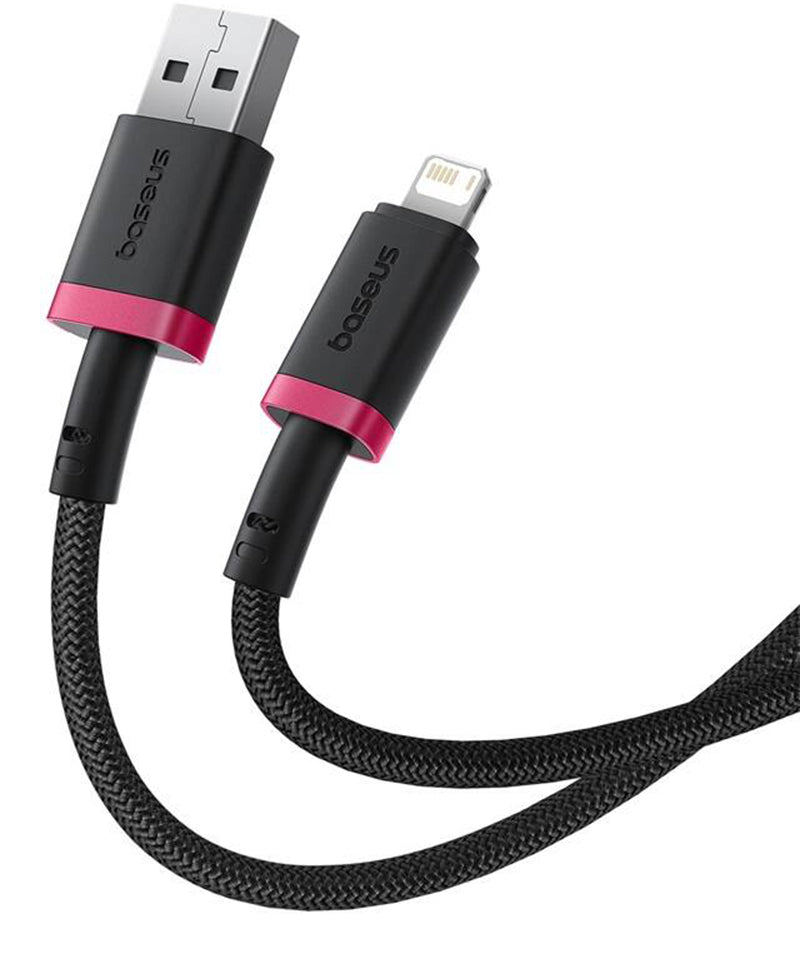 Kabl za prenos podataka i punjenje USB-A - Lightning Baseus Dura Series, 18W, 1m, Crveni P10377801U01-01