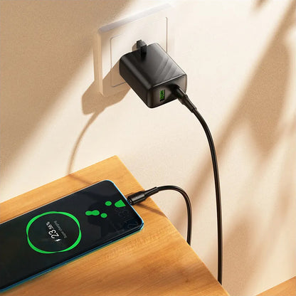 Kabl za prenos podataka i punjenje USB-C - USB-C HOCO X120, 60W, 1m, Crni