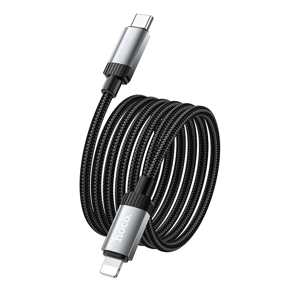 USB-C - Lightning HOCO X117 kabl za prenos podataka i punjenje, 27W, 1m, Crni