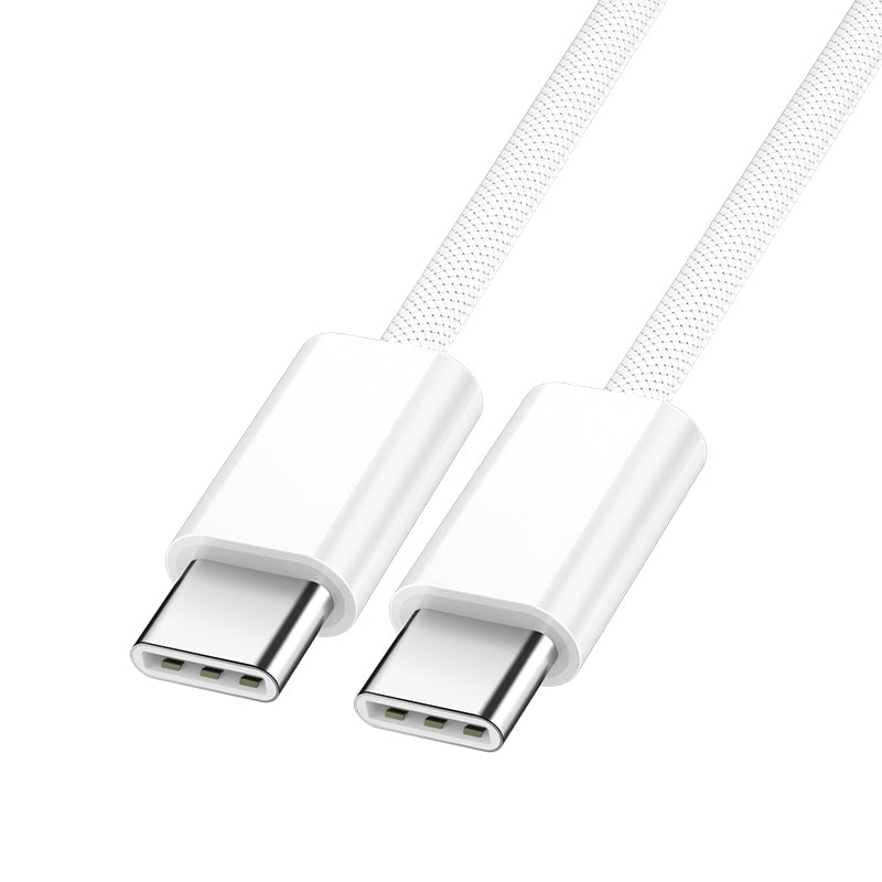 Kabl za podatke i punjenje USB-C - USB-C BWOO BO-X284, 60W, 2m, Beli