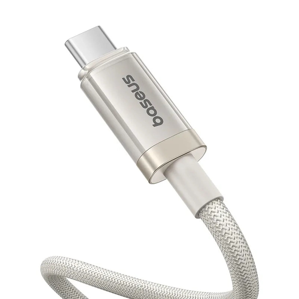Kabl za prenos podataka i punjenje USB-C - USB-C Baseus Titanium, 100W, 1m, Srebrni P10378100G21-00