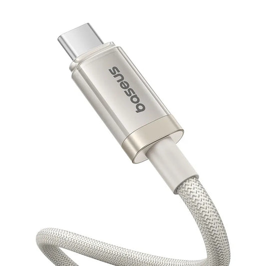 Kabl za prenos podataka i punjenje USB-C - USB-C Baseus Titanium, 100W, 1m, Srebrni P10378100G21-00