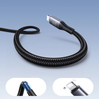 Kabl za podatke i punjenje USB-C - Lightning Joyroom S-A28 Flash, 30W, 1m, Crni