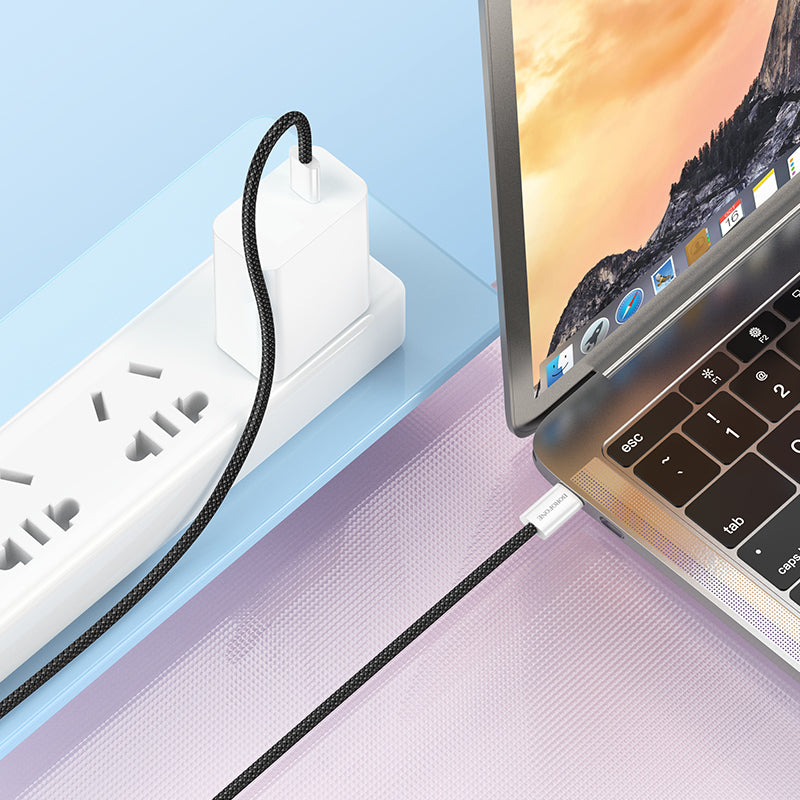 Kabl za podatke i punjenje USB-C - USB-C Borofone BX103 Original, 60W, 1m, Crni