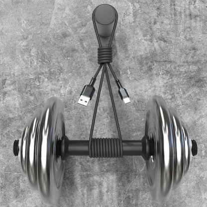 Kabl za podatke i punjenje USB-A - USB-C Dudao L9T, 100W, 1m, Crni