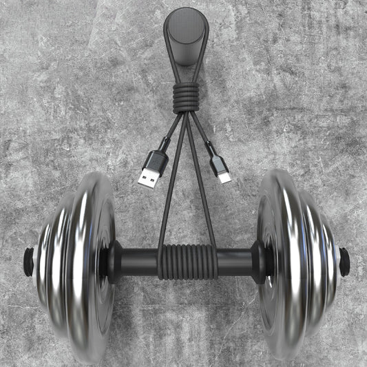 Kabl za podatke i punjenje USB-A - USB-C Dudao L9T, 100W, 1m, Crni