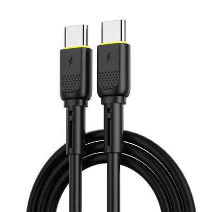 Kabl za podatke i punjenje USB-C - USB-C WiWu Wi-C034, 60W, 1.2m, Crni