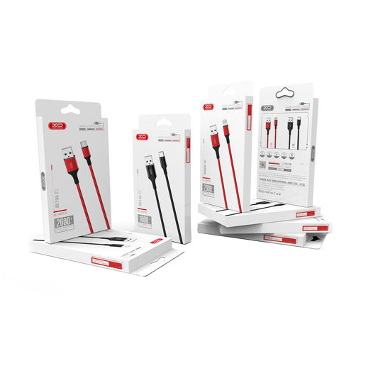 Kabl za podatke i punjenje USB-A - USB-C XO Design NB143, 18W, 1m, Crni